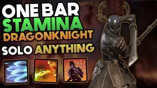 One Bar Stamina Dragonknight Solo Build and Guide